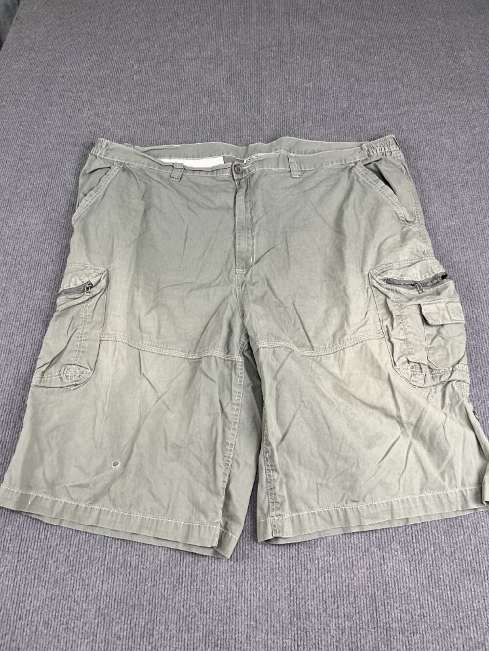 King Size Mens Cargo Shorts 50 Big Green